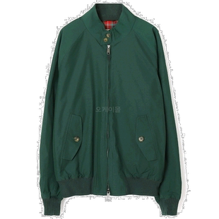 韩国直邮Baracuta男款夹克外套绿色立领休闲BRCPS0001BCNY1 6368