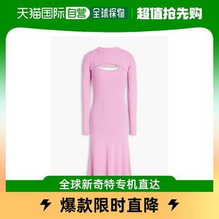 女士dress 多穿法罗纹针织中长披肩套装 Safiyaa 香港直邮潮奢