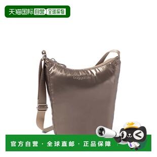 自营baggallini Swift Mini Crossbody - copper metallic 美国奥