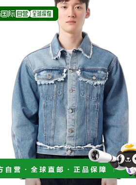 韩国直邮Sefr ALVAREZ 牛仔夹克 - 磨边牛仔 牛仔夹克