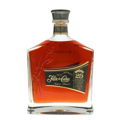 欧洲直邮Flor De Cana富佳娜黑版朗姆酒8片纯厚送礼佳品口味纯正