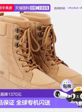 1h可退 香港直邮Moon Boot 月亮靴 女士 Ltrack 山羊皮边战地靴 0