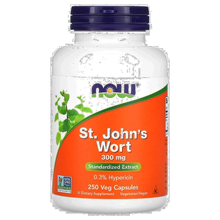 香港直发Now诺奥圣约翰草素食胶囊标准化萃取植物草本全素250粒