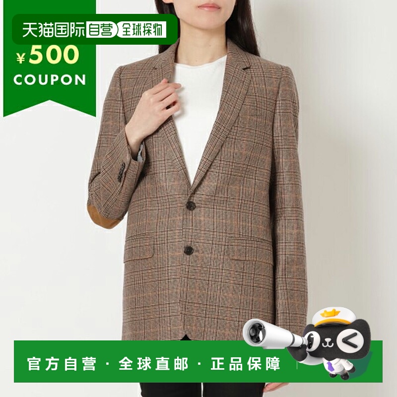 日本直邮赛琳夹克长夹克棕色女装CELINE 2V48Q749V 04NN