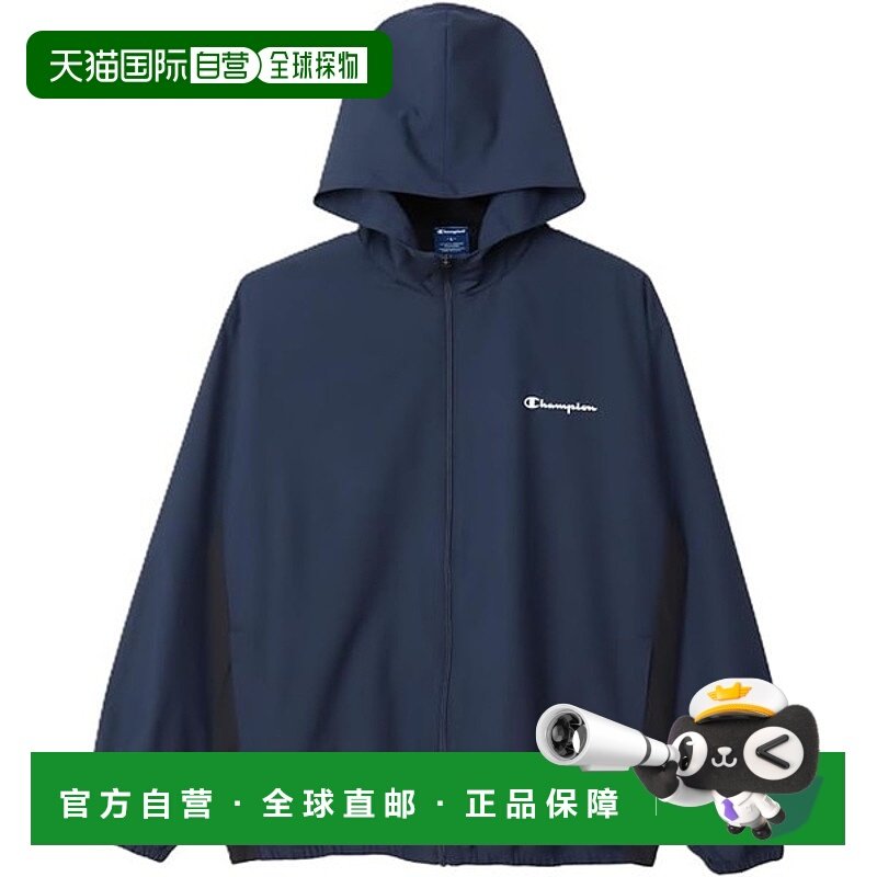 日本直邮Champion Script Logo Zip Hooded Jacket 男士 C3-CSC11