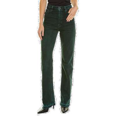 自营 HUDSON Jeans Faye Overdye Scarab 高腰靴型牛仔裤 - 蓝色