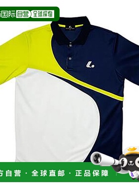 日本直邮LUCENT Polo 衫 男女士比赛衬衫 带领 绿色短袖上衣 服装