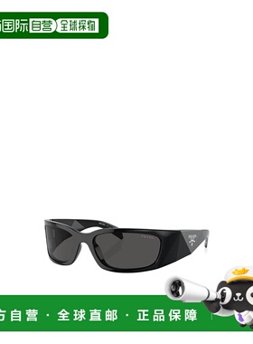 香港直邮PRADA 女士眼镜 PRA19S1AB5S0 CO 黑色 徽标太阳镜普拉达