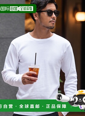 1h可退 日本直邮JEMORGAN 男士女士同款基础款圆领长袖T恤 JE0125