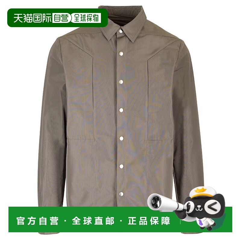 1h可退 香港直邮RICK OWENS 男士夹克 RU01D3727FK34 SS2024 灰色