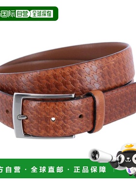 1h可退 【美国直邮】Trafalgar|Watson 千鸟格压纹 35 毫米皮带