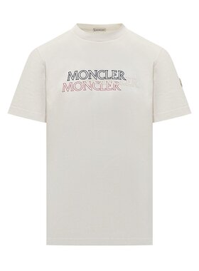 潮奢 Moncler 盟可睐 男士 標誌印花圓領 T 卹 K20918C0005589AZ9