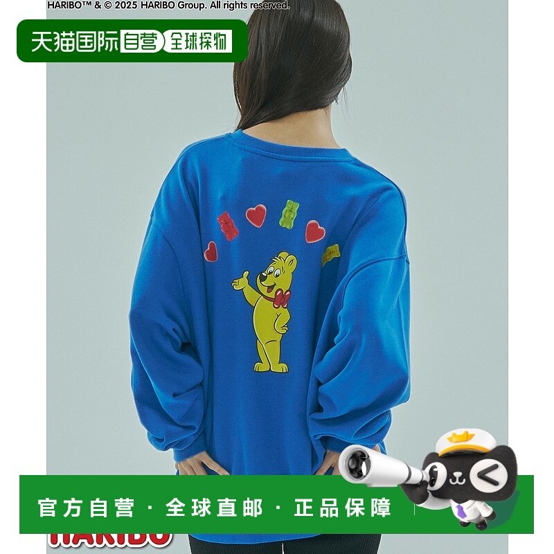 1h可退 日本直邮ROSE BUD 女装 联名款宽松长袖卫衣 HARIBO熊图案