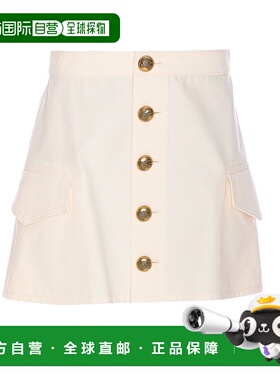 1h可退 香港直邮BURBERRY 女士半身裙 8106353B9352 SS2025 白色