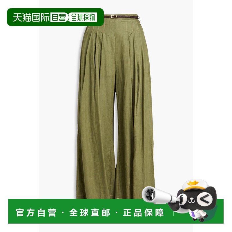 香港直邮ZIMMERMANN 女士 Wylie 束带亚麻阔腿裤 1716PRS251,女装/女士精品,休闲裤,淘宝优惠券,粉丝福利购,淘宝优惠卷