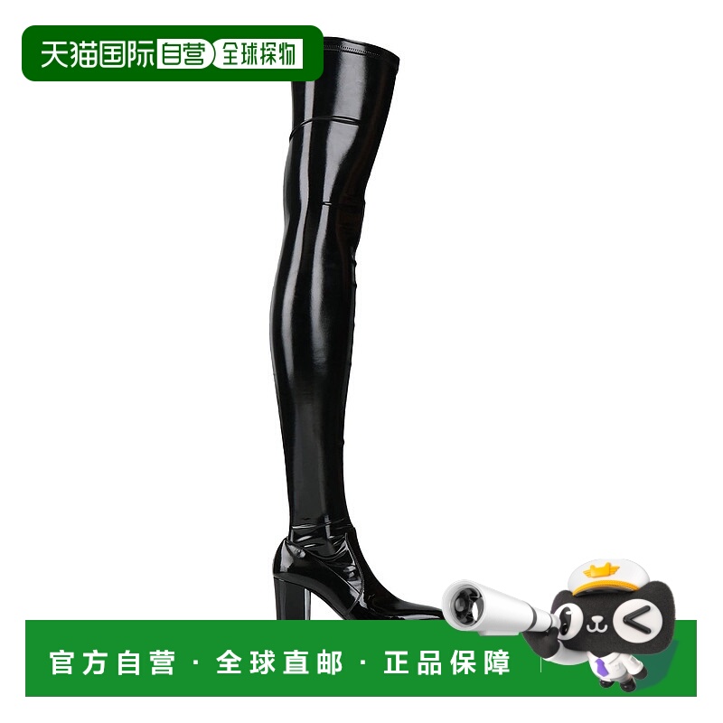 1h可退 香港直邮潮奢 Saint Laurent 圣罗兰 女士 靴子 black黑色