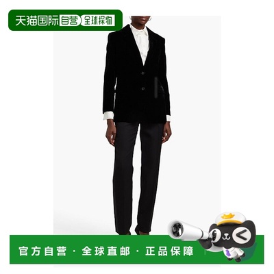 1h可退 香港直邮潮奢 THEORY 希尔瑞 女士 天鹅绒西装外套 N10051