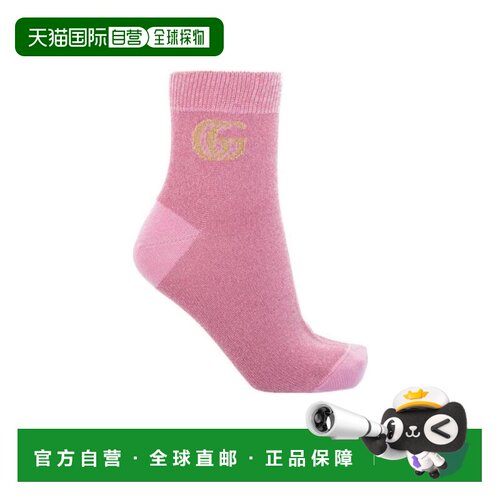 香港直邮GUCCI 女士袜子 6816873GAE15875 AW2026 粉红色 丝细节
