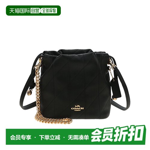 COACH蔻驰 奥莱款Faye Mini 女士皮质单肩斜挎手提包CDB69