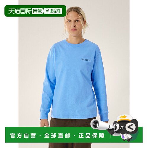 欧洲直邮Arc'teryx 始祖鸟KRAGG COTTON鸟标长袖圆领T恤 女装