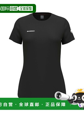 日潮跑腿MAMMUT猛犸象 亚洲版型树羊毛头层 T 恤 black L1017-066