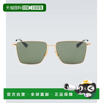 香港直邮Bottega Veneta 葆蝶家 男士 Ultrathin 矩形太阳眼镜