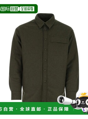 香港直邮GIVENCHY 男士衬衫 BM60V214L3309 AW2022 绿色 Army gre