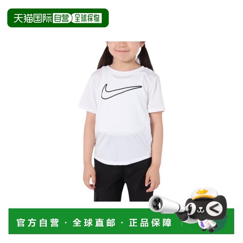 日本直邮Nike/耐克T恤圆领Logo速干中小童短袖 36M389-001