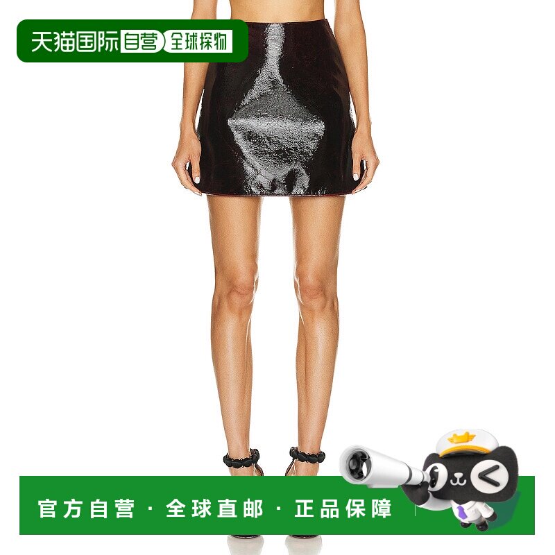 香港直邮Alaia 女士 迷你半身裙 时尚舒适A字裙 AA9J03694T547
