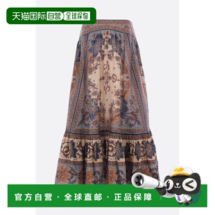 香港直邮潮奢 ZIMMERMANN 女士 Ascension 层叠真丝半身裙 3479SS
