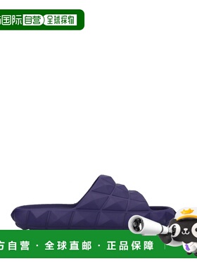 香港直邮valentino 华伦天奴 男士 Slides 便鞋 purple紫色 舒适