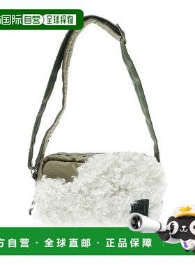 1h可退 日本直邮UN3D. 女装 大毛领 尼龙斜挎包 可调节肩带 52256