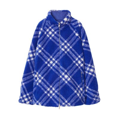 Burberry 立领格纹休闲夹克 80787771