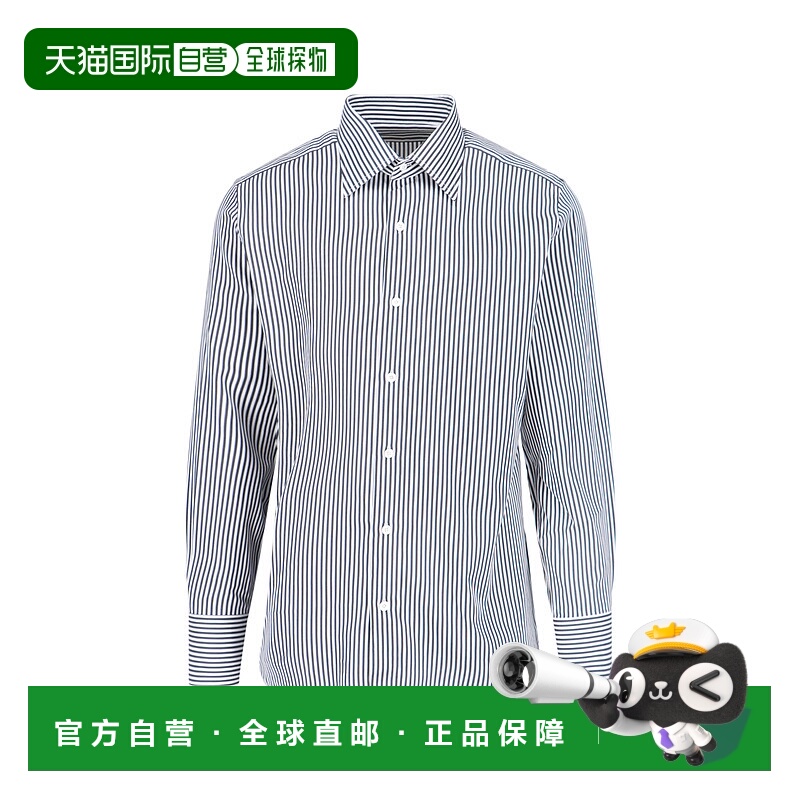 1h可退 香港直邮潮奢 Tom Ford 汤姆 福特 男士 白色衬衫 HSBC01C