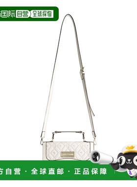 自营 True Religion饰钉牛仔翻盖包-白色 美国奥莱直发