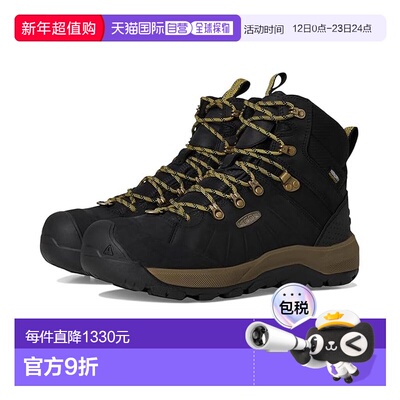 1h可退 香港直邮keen 男士 Revel 4 Mid Height Polar 保暖防水靴