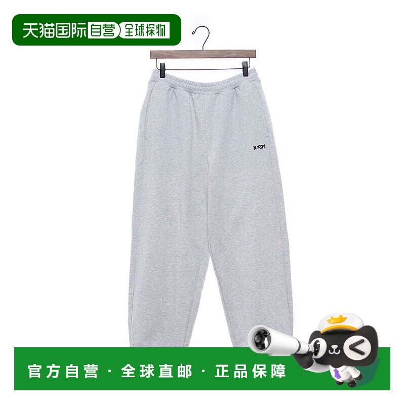 日本直邮NERDY 贝伦克logo慢跑裤 [NE8621EU000909] 混色白色卫裤