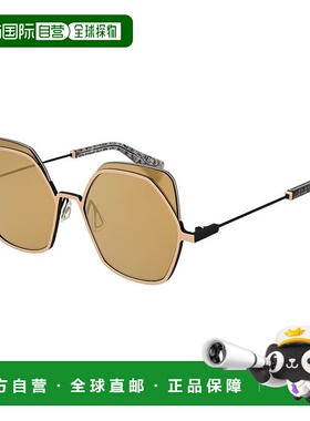 自营yohji yamamoto山本耀司男女皆宜太阳镜-金色 美国奥莱直发
