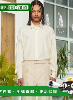 1h可退 香港直邮潮奢 Lemaire 男士 灰白色 Loop 衬衫 SH1169LF13