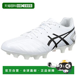 足球钉鞋 白 黑 100 ASICS LIGHT 24.0 日本直邮