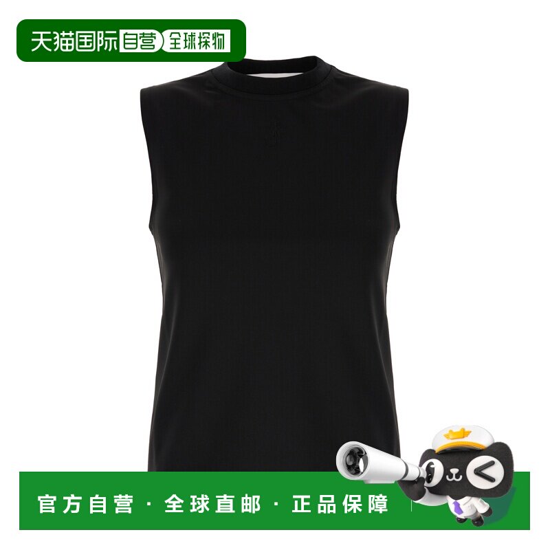 1h可退 香港直邮J.W. Anderson 女士 黑色弹力聚酯上衣 JO0216PG0