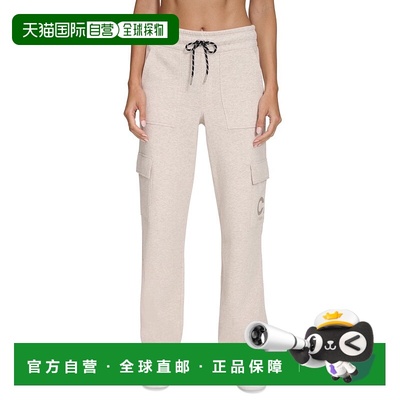 自营Calvin Klein Cargo Pants Women's  Beige Active Embroider