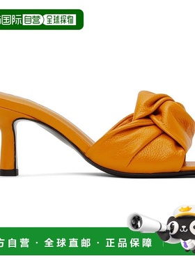 香港直邮潮奢 BY FAR 女士 橙色 Lana 凉鞋 22CRLASNFGG高跟鞋