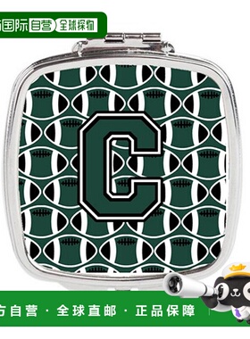 自营 Carolines Treasures CJ1071-CSCM 字母 C 足球绿色和正品