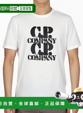 韩国直邮COMPANY  16CMTS137A 005100W 103 平纹针织图案短袖T恤