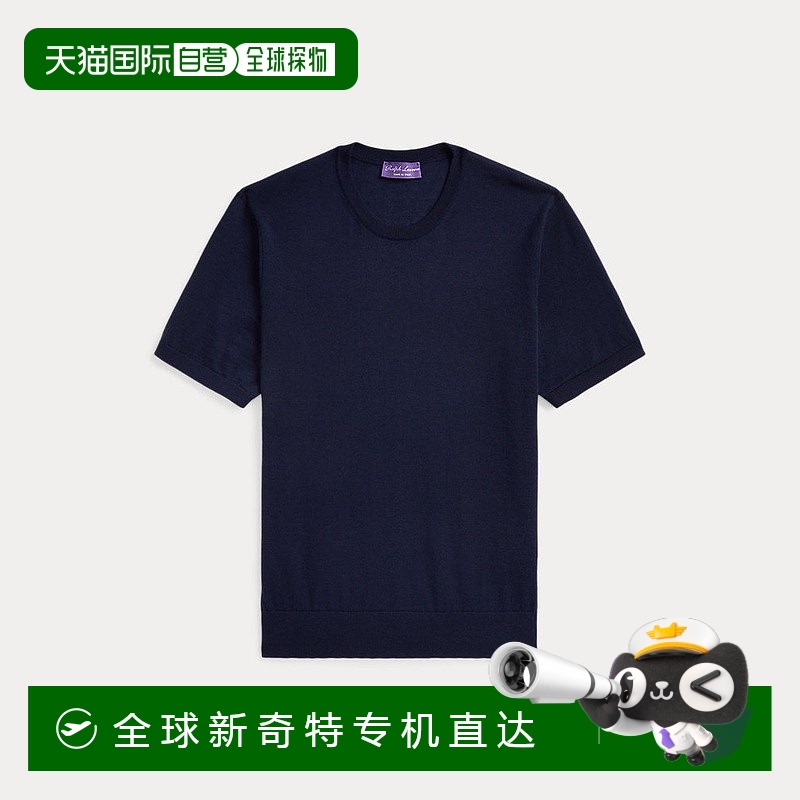 欧洲直邮RALPH LAUREN拉夫劳伦 Purple Label短袖羊绒衫
