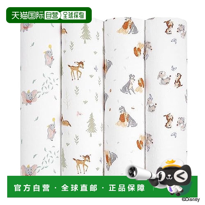 【日本直邮】Aden + anais essentials 婴儿包被 迪士尼四件套包