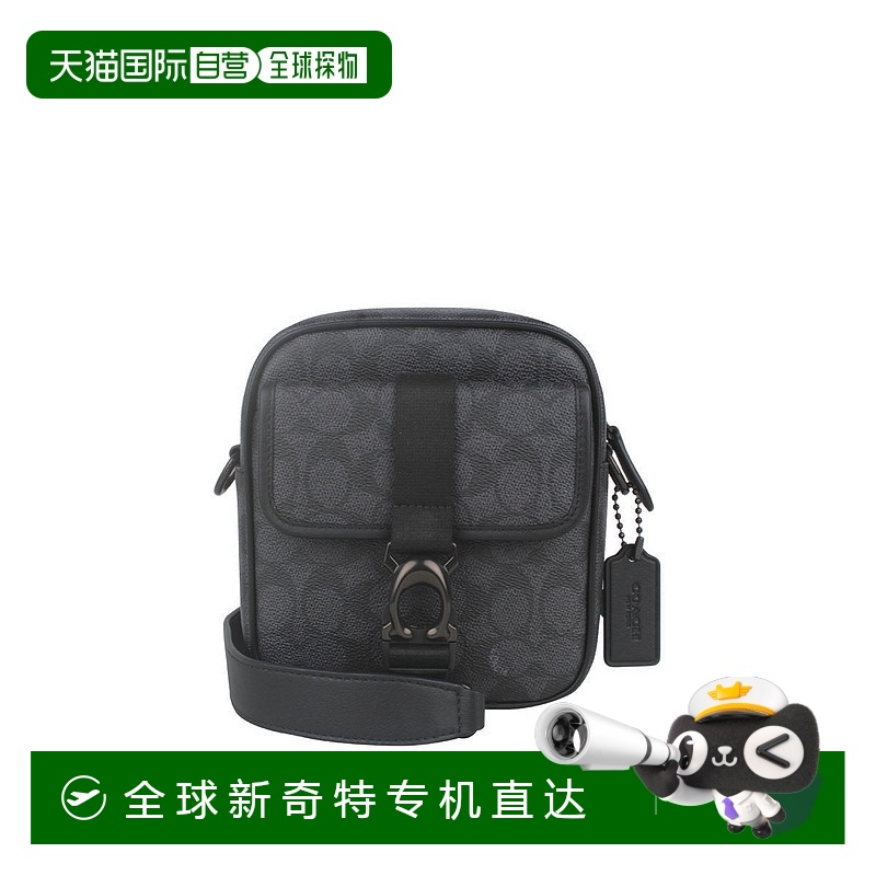 香港直邮COACH 男士PVC单肩斜挎包CK969蔻驰