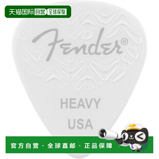 【日本直邮】芬德 Wavelength™ 重型拨片 6 件套 白色