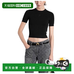 1h可退 香港直邮Marine Serre 女士 短袖套头衫 WTK053ACKNI0533